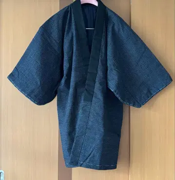 구루메 카스리 반텐 실크 솜 포함 핸드메이드 새상품