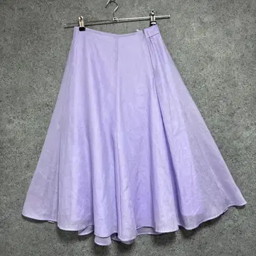 AMACA 폴리에스테르 오간자 플레어 스커트 38