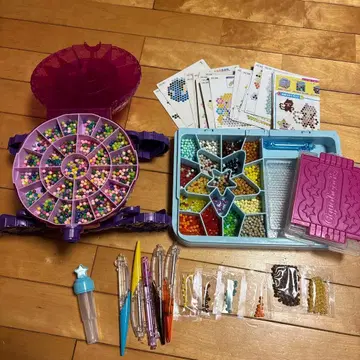 아쿠아 비즈 세트 보관 케이스, 도안 포함