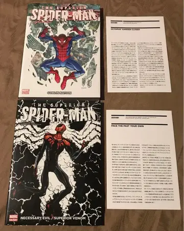 아메리칸 코믹스 수페리어 스파이더맨 빌리지북스 화집 설정 자료집