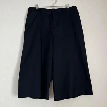 온워드 카시야마 자유구 네이비 와이드 크롭 팬츠 빅 사이즈