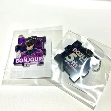 도즈루사 5주년 페스티벌 복권 퍼즐형 키링 본주루 로고 세트