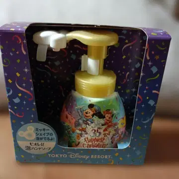 미개봉 새상품 35주년 미키 쉐이프 거품 핸드솝 250ml