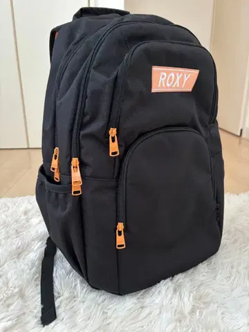 [새상품급] ROXY 블랙 x 오렌지 럭색/백팩