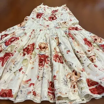 핑크하우스 면 머메이드 스커트