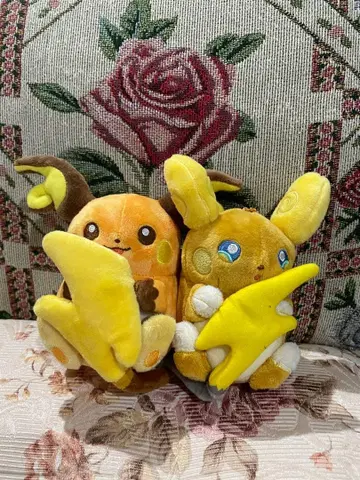 비슷한 것끼리 라이츄 알로라라이츄 봉제 인형