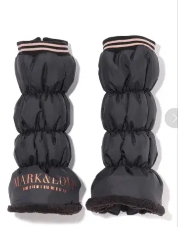 MARK&LONA 블랙 레그 워머 프리 사이즈