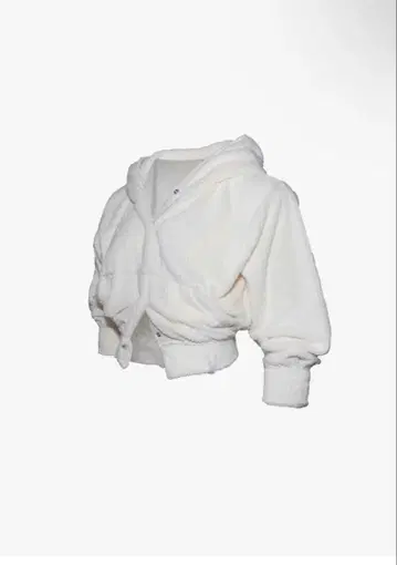 THEREDTHREAD S 미드 슬리브 후디 크롭