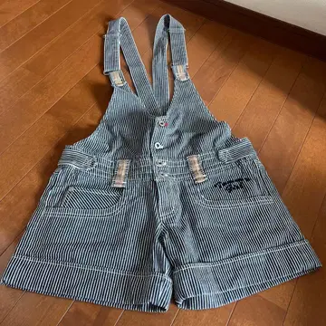 토미걸 오버롤 숏 팬츠