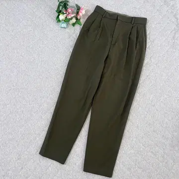 마린프랑세즈 [ Free ] 팬츠 슬랙스 플리츠 프론트 지퍼