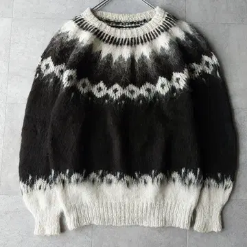 빈티지 로피 스웨터 XL 알파카 샤기 니트