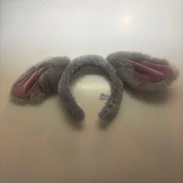 토끼 귀 머리띠 그레이