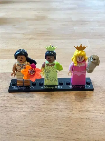 Disney 100 프린세스 미니 피규어 3개 세트