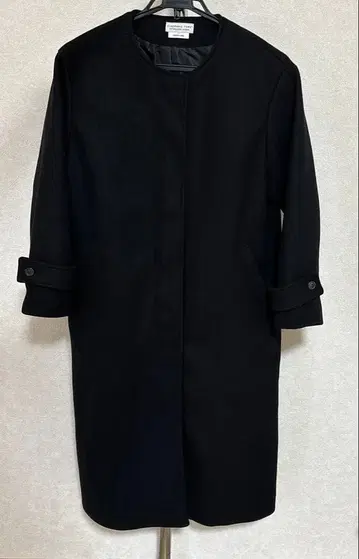 차오패닉티비 M 코트 롱 노카라 코트 집업