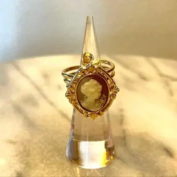 선착순! 새상품급 Vintage 카메오 스카프링