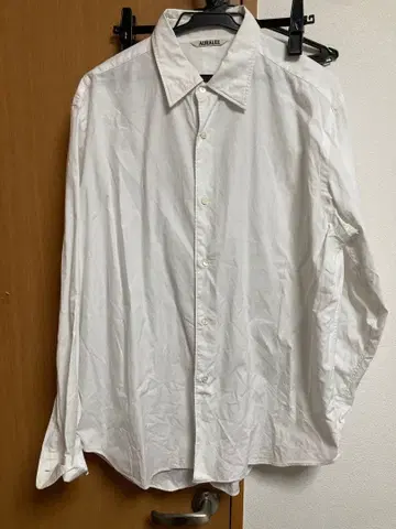 AURALEE 화이트 셔츠 사이즈 4