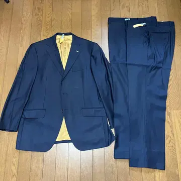 온리 2팬츠 수트 네이비