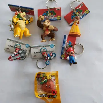 슈퍼 마리오 캐릭터 키링 세트 덤 포함