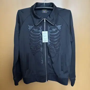 VANSON 스켈레톤 자수 저리 XL 블랙