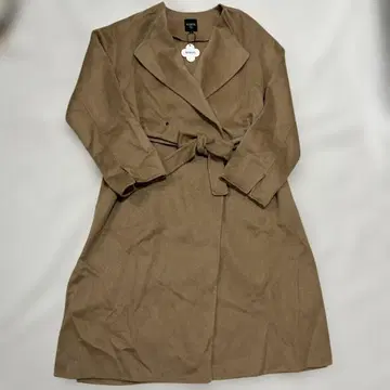 택 포함 새상품 MERION 롱 코트 카멜 아우터