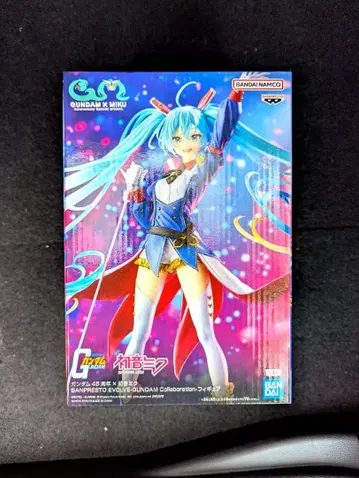 GUNDAM x MIKU 콜라보 피규어