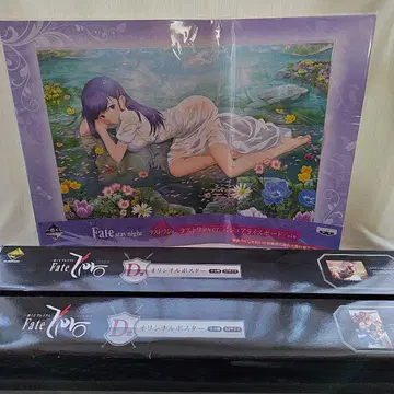 Fate stay night 제일복권 비쥬얼라이즈 보드와 포스터