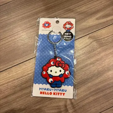 새상품 오사카 만박 오사카 산리오 헬로키티 미야쿠미야쿠 러버 키링