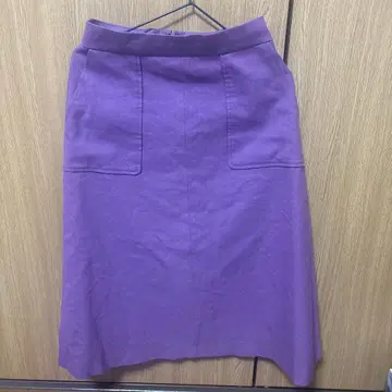 ROPE 퍼플 스커트
