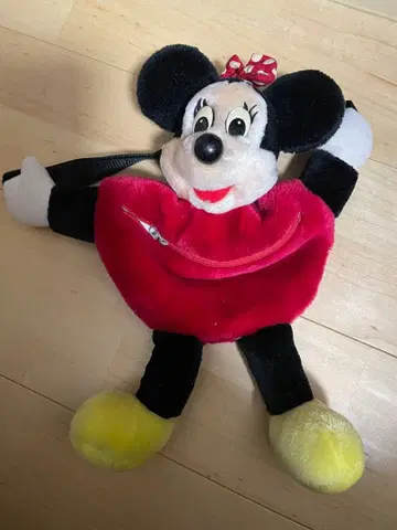 미니 마우스 봉제 인형 백 웨스트 파우치