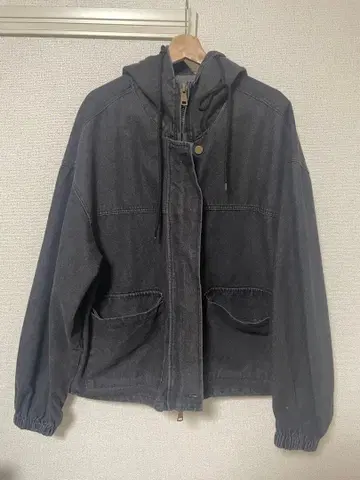 [ nugu ] ici 후드 데님 점퍼