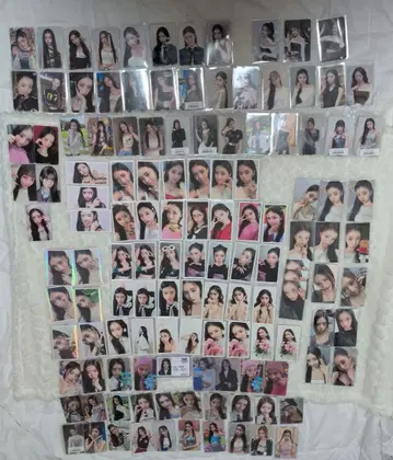 NiziU 리마 혜택 트레이딩 카드 총 130장 (중복 포함)