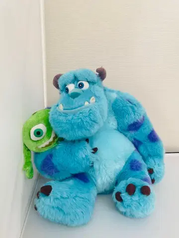 디즈니 월드 몬스터 주식회사 설리 마이크 봉제 인형