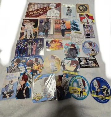 나의 히어로 아카데미아 히로아카 엽서 스티커 토도로키 코스터