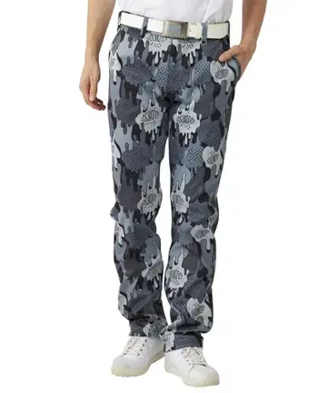 가을/겨울 라우드마우스 골프 본딩 팬츠 L 코믹 로트 블랙