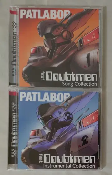 PATLABOR Doubtmen 노래편 인스트편 2장 세트