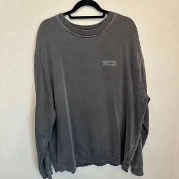 VOLCOM 그레이 크루넥 트레이닝복 XL 볼컴