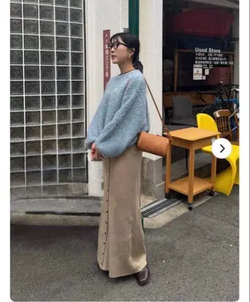 미사용 새상품 titivate 니트 타이트 스커트 다나카 아키코 콜라보