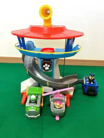 파우 패트롤 파우 스테이션과 캐릭터 카 세트