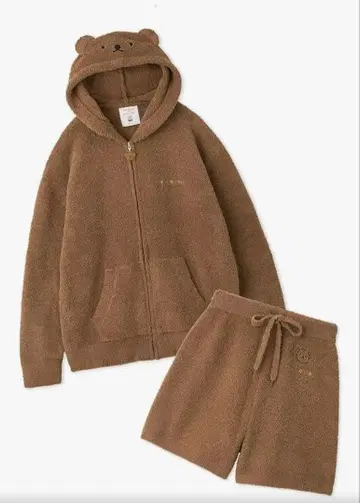 gelato pique(젤라토 피케) 베비모코 후드티 & 숏팬츠 세트