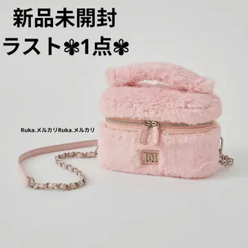 [ 미개봉 새상품 ] 인조 모피 숄더 미니백 PNK 핑크