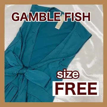 드레스 원피스 슬리브리스 결혼식 파티 GAMBLE FISH