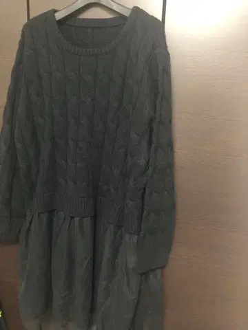 새상품 케이블 니트 튤 6L