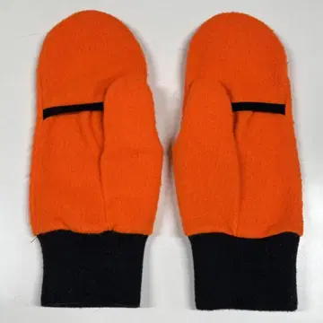 컨디션 최상 2WAY 미튼 그로브 손가락 장갑 벨크로 테이프 포함 플리스