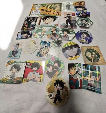 나의 히어로 아카데미아 히로아카 엽서 스티커 코스터 미도리야