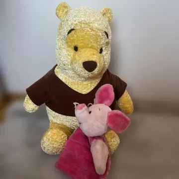 푸우와 피글렛 봉제 인형 세트
