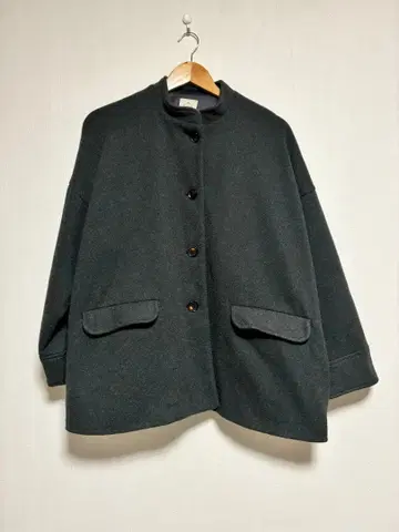 사만사 모스모스 코트 차콜 그레이