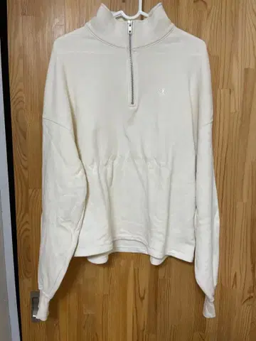 Champion 하프 지퍼 트레이닝복 L 사이즈 아이보리