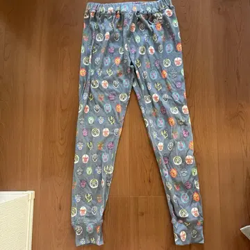 짐 마스터 복면 레슬러 캐릭터 패턴 팬츠 M