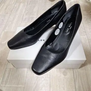 LES MUES Femme 블랙 하이힐 펌프스