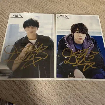 M!LK 시오자키 타이치 브로마이드 사인